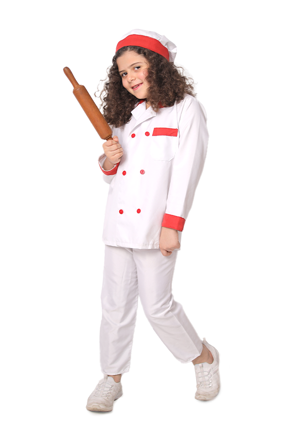 ملابس طباخ بناتى 